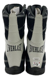 Mike Tyson Signed Black & White Everlast Boxing Shoe JSA ITP - Sports Integrity