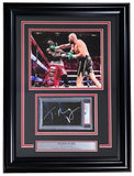 Tyson Fury Signed Framed Slabbed Boxing Cut Signature PSA/DNA - Sports Integrity