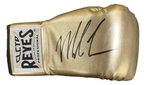 Mike Tyson Signed Right Hand Gold Cleto Reyes Boxing Glove JSA ITP