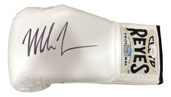 Mike Tyson Signed Left Hand White Cleto Reyes Boxing Glove JSA ITP