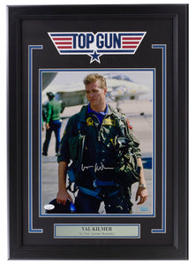 Val Kilmer Signed Framed 11x14 Top Gun Photo JSA Sports Integrity