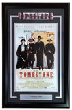 Val Kilmer Signed Framed 11x17 Tombstone Poster Photo JSA