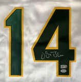 Vida Blue Oakland Signed White Baseball Jersey Sports Integrity - Sports Integrity