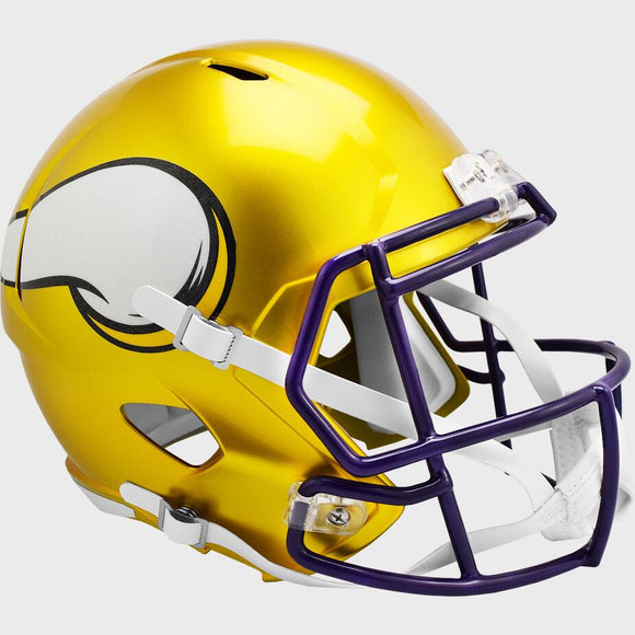 Minnesota Vikings Full Size Flash Replica Speed Helmet - Sports Integrity