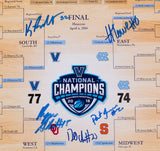 Villanova Wildcats 2016 Multi Signed 11x14 Bracket Photo JSA ITP Hologram - Sports Integrity