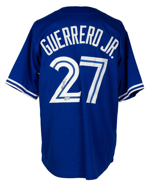 Vladimir Guerrero Jr Autographed Toronto Custom Baseball Jersey - JSA COA