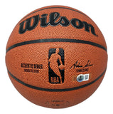 Walt Frazier New York Knicks Signed NBA Wilson I/O Basketball HOF 1987 BAS ITP