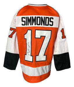 Wayne Simmonds Philadelphia Signed Orange Hockey Jersey JSA - Sports Integrity