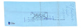 Whitey Ford New York Yankees Signed Bank Check #206 BAS - Sports Integrity