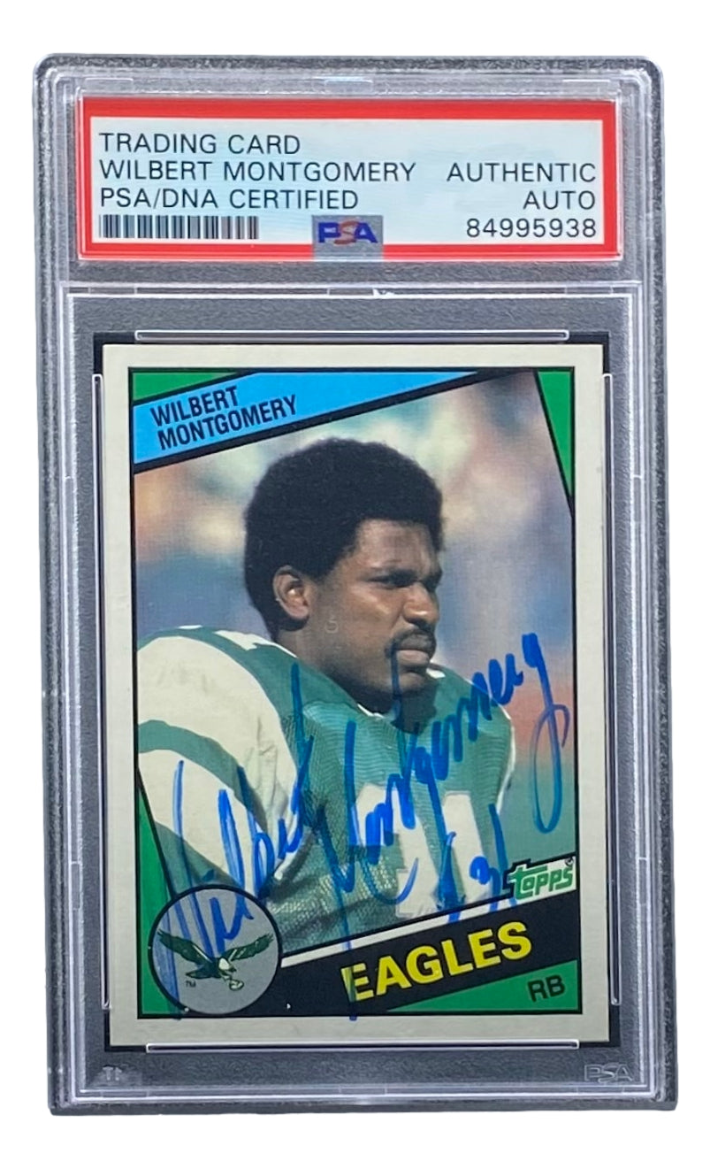 Wilbert Montgomery Signed Eagles 1984 Topps #331 Trading Card PSA/DNA –  Sports Integrity