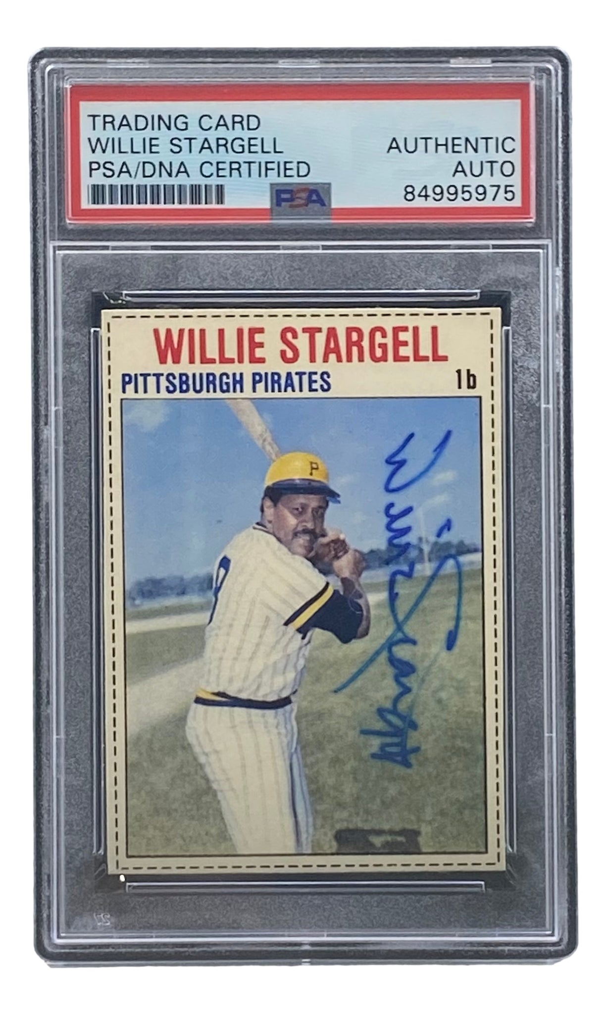 1979 HOSTESS HAND CUT #104 WILLIE STARGELL PIRATES HOF POP 9 PSA 8  B3544883-060 - 4 Sharp Corners