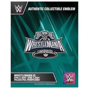 WWE Wrestlemania 40 Event Logo Patch - Sports Integrity