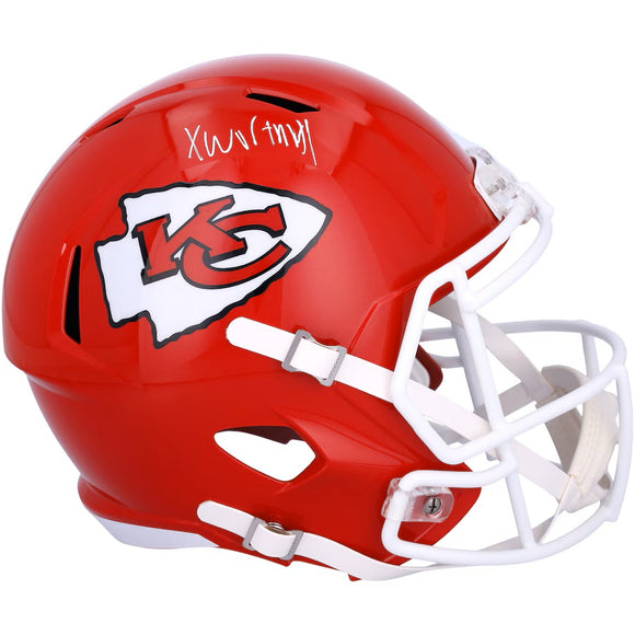 Xavier Worthy Signed Kansas City Chiefs Full Size Replica Speed Helmet Fanatics