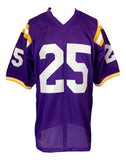 YA Tittle LSU Signed Purple College Football Jersey JSA Hologram