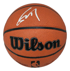 Yao Ming Houston Rockets Signed Wilson NBA I/O Basketball BAS - Sports Integrity