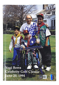 Yogi Berra Signed 1994 Celebrity Golf Classic Program BAS - Sports Integrity