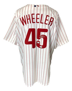 Zack Wheeler Signed Philadelphia Phillies Nike Replica Baseball Jersey Fanatics - Sports Integrity