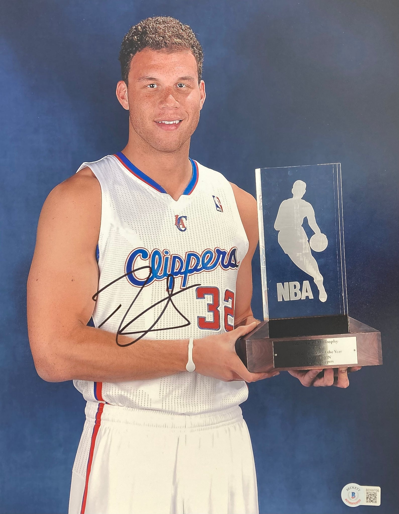 Blake Griffin Signed 11x14 Los Angeles Clippers Photo BAS – Sports